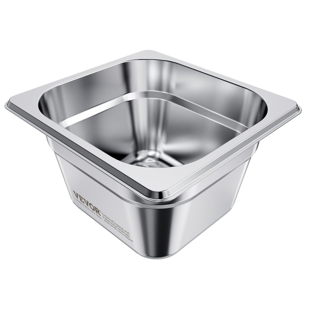 Gastronominis indas VEVOR HZ816-100T, 1/6 dydis, 100 mm gylis