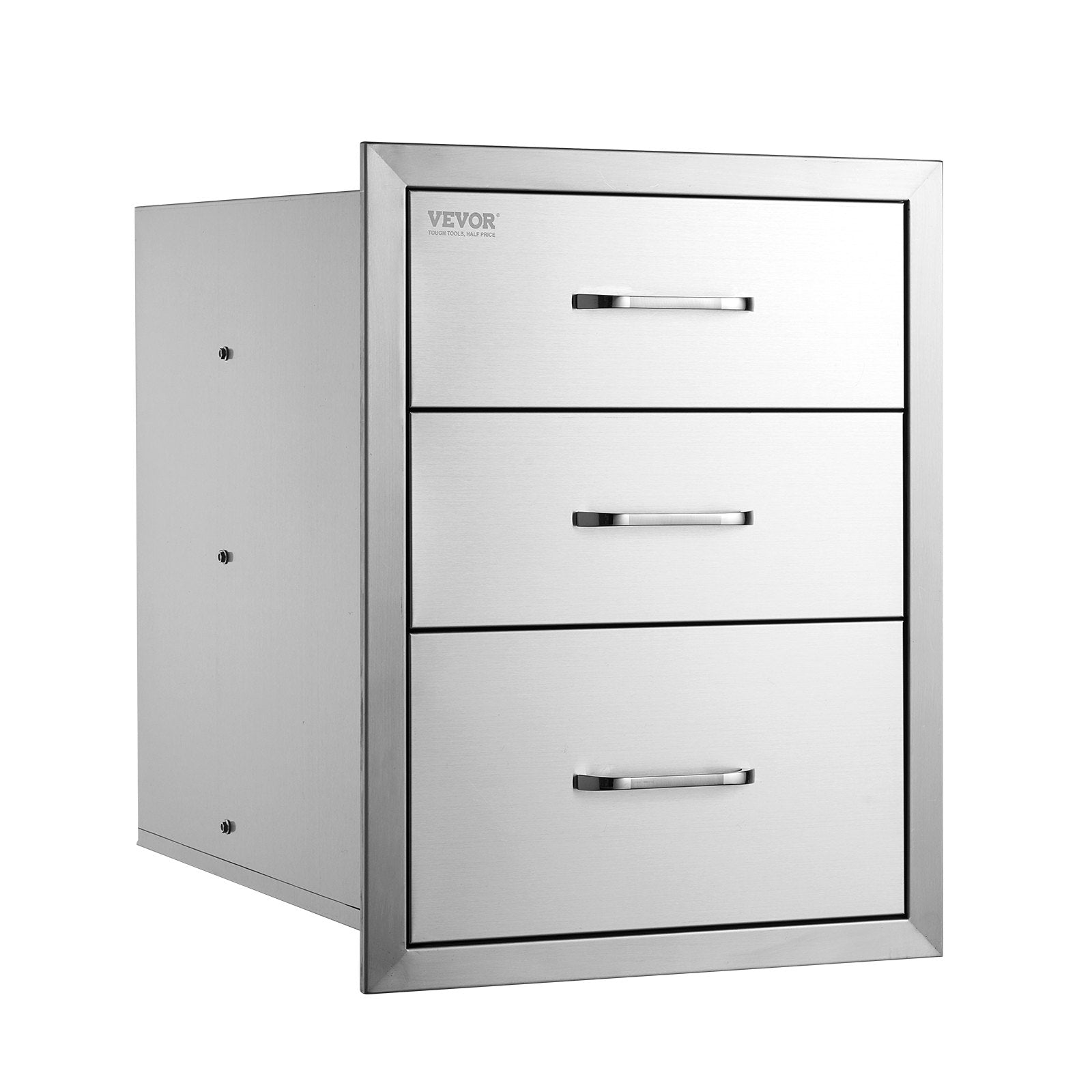 Lauko virtuvės stalčiai VEVOR KM-CTG-2302-SKU3, 3 skyrių