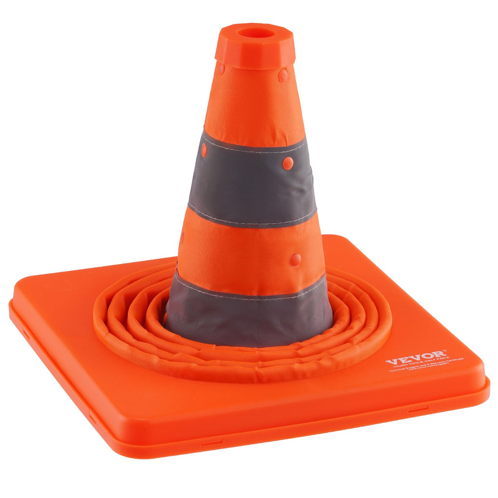 Saugos kūgiai VEVOR H45-4, 4 vnt., 45 cm aukščio
