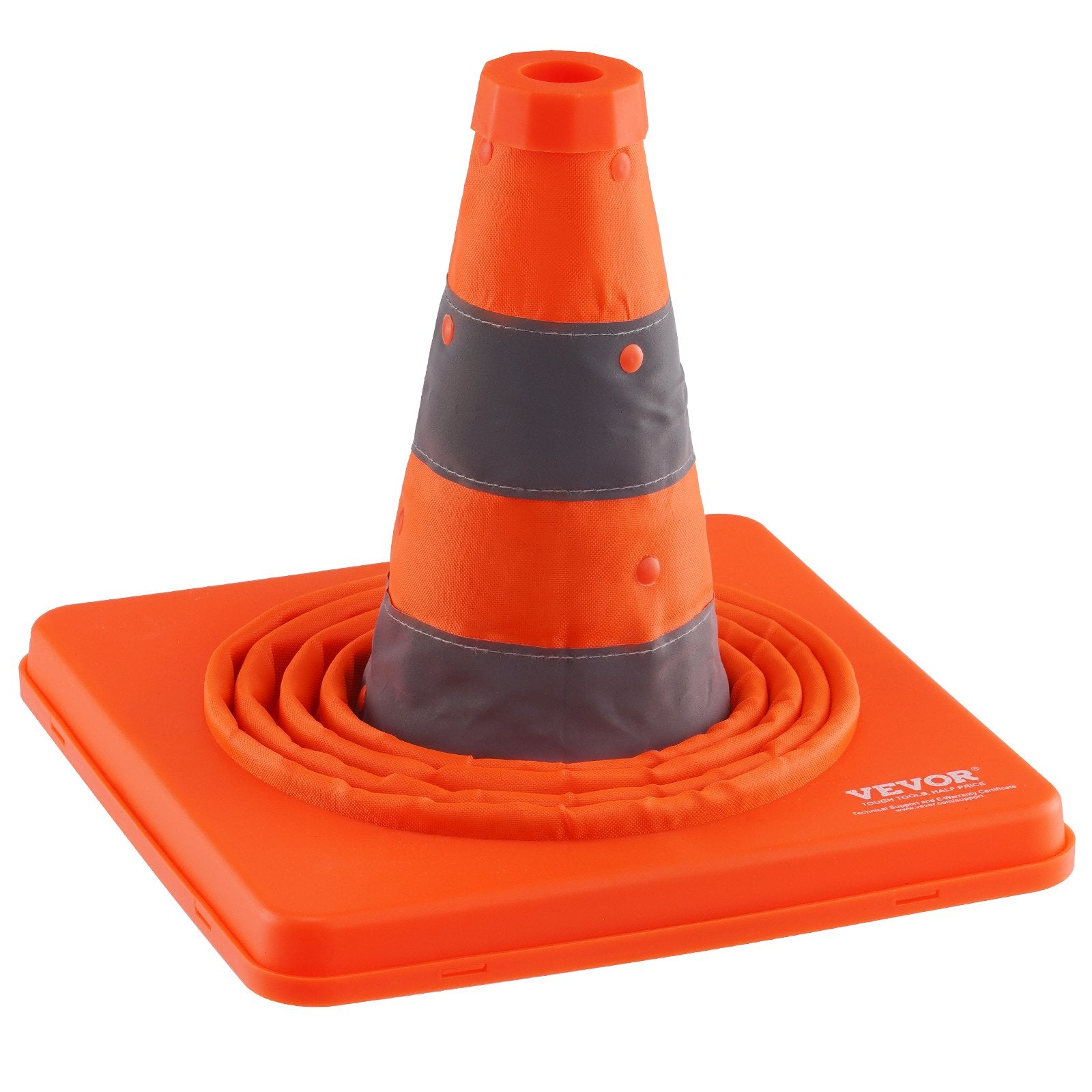 Saugos kūgiai VEVOR H45-4, 4 vnt., 45 cm aukščio