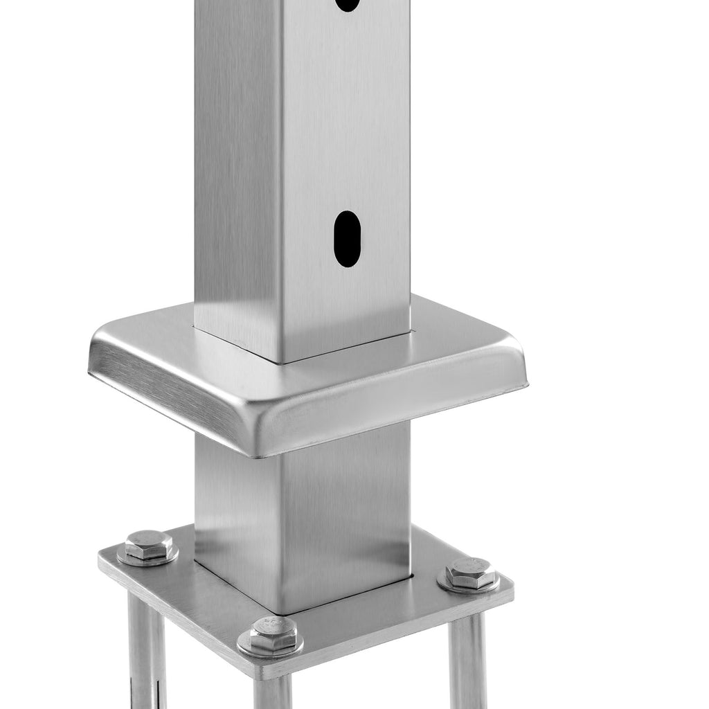Turėklų stulpas trosams VEVOR HR-005, 106,7 cm, 30° kampas