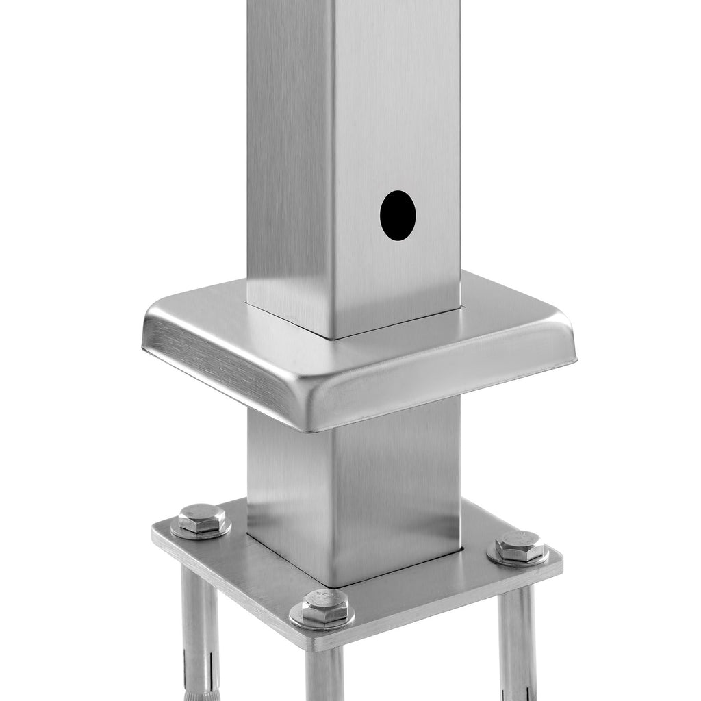 Trosinių turėklų stulpas VEVOR HR-023G, 106,7 cm aukščio