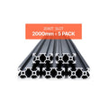 Aliuminio profilis VEVOR 2040 T-Slot, 2000 mm, 5 vnt.