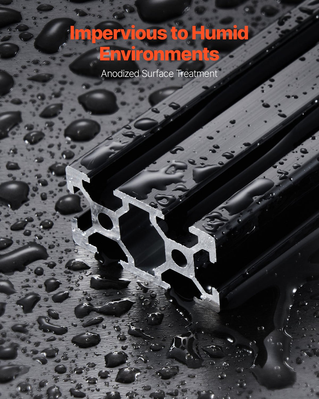 Aliuminio profilis VEVOR 2040, 1500 mm, 5 vnt.