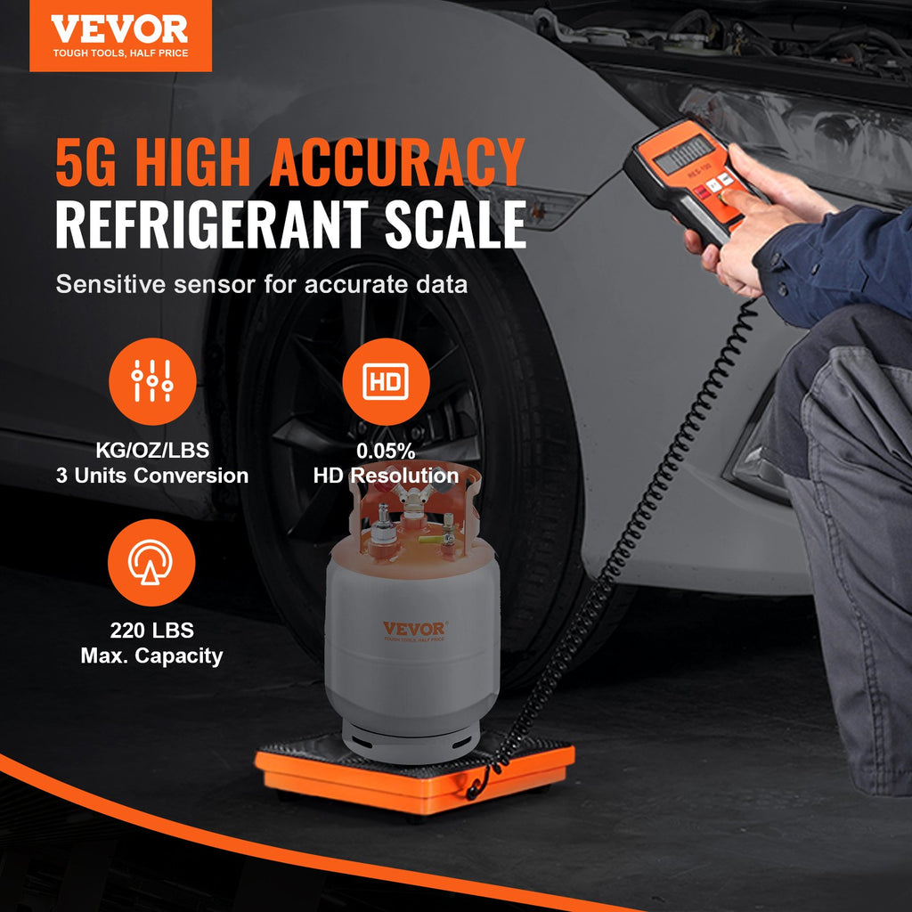 Skaitmeninės šaltnešio svarstyklės VEVOR LX-36575D, 99,8 kg