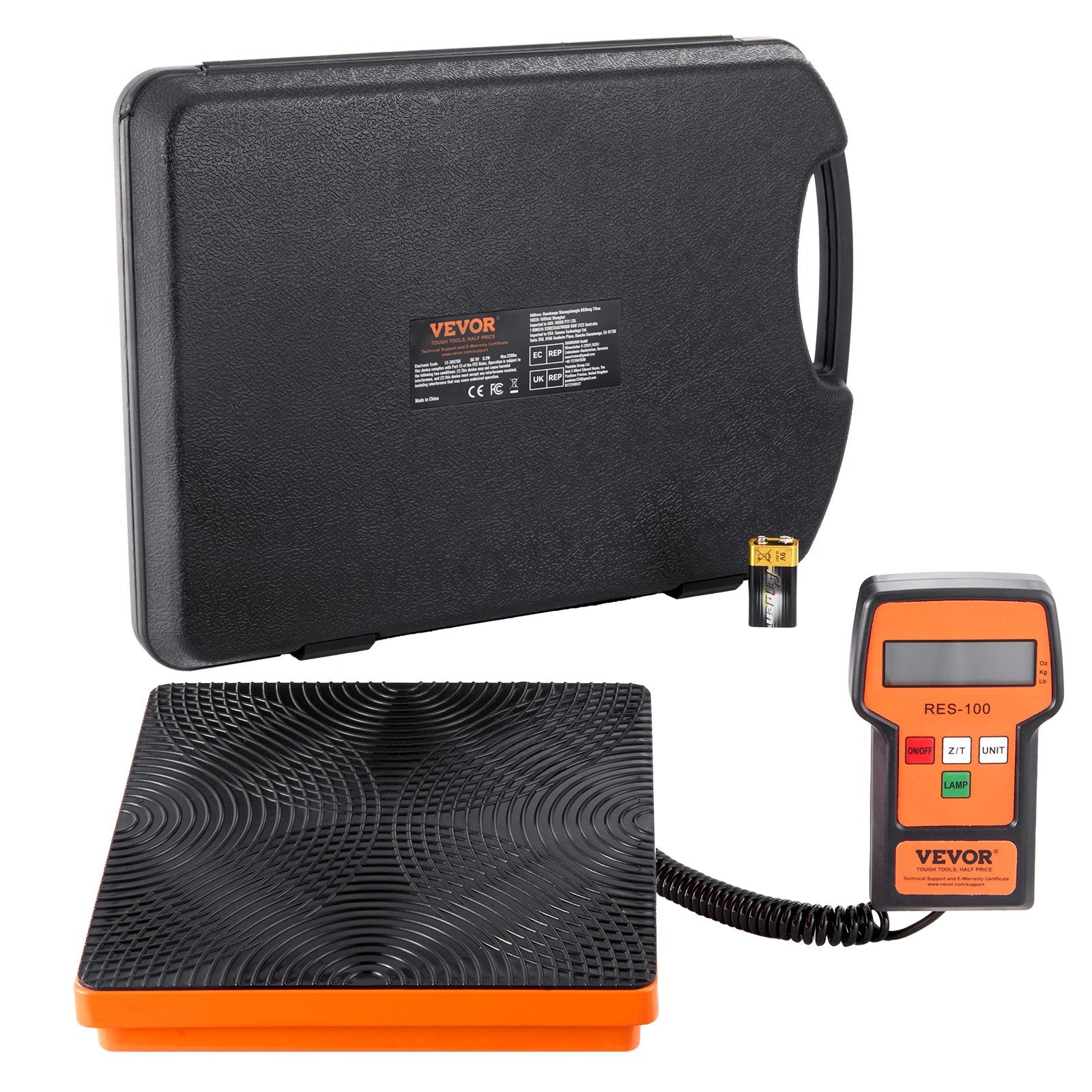 Skaitmeninės šaltnešio svarstyklės VEVOR LX-36575D, 99,8 kg