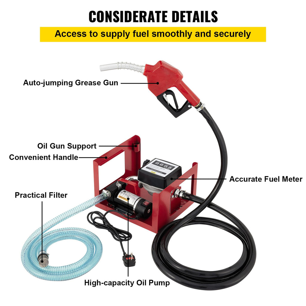 Dyzelino siurblys VEVOR VV-FTP-155, 40 l/min