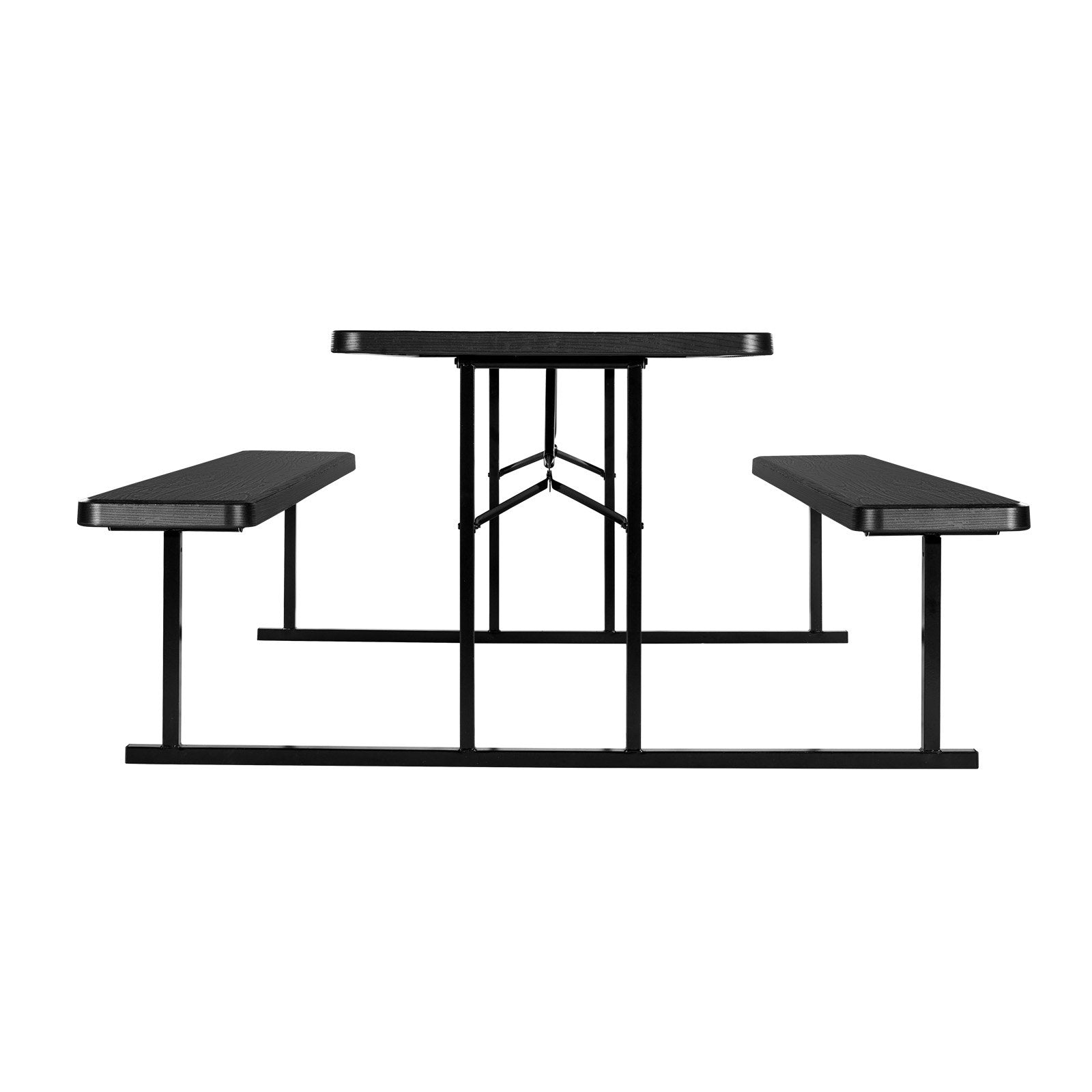 Sulankstomas iškylos stalas su suolais VEVOR EBB-3072KD-2CN, 180 cm ilgio