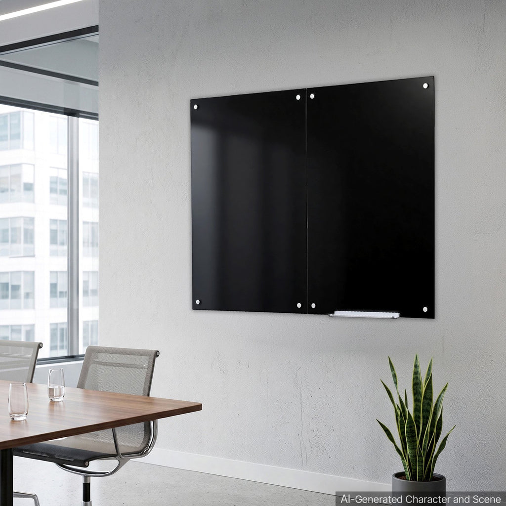 Magnetinė stiklinė lenta VEVOR BL-3648-MB, 900 x 600 mm, 2 vnt.