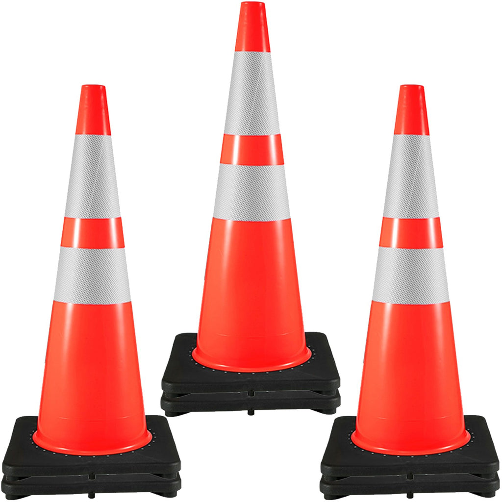 Kelių eismo kūgiai VEVOR Safety Cones 36", 6 vnt. rinkinys