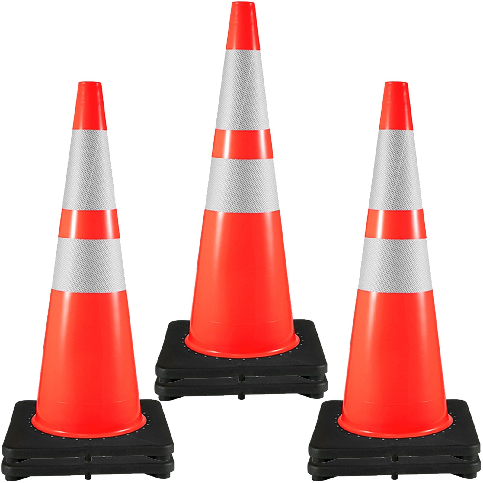 Kelių eismo kūgiai VEVOR Safety Cones 36", 6 vnt. rinkinys