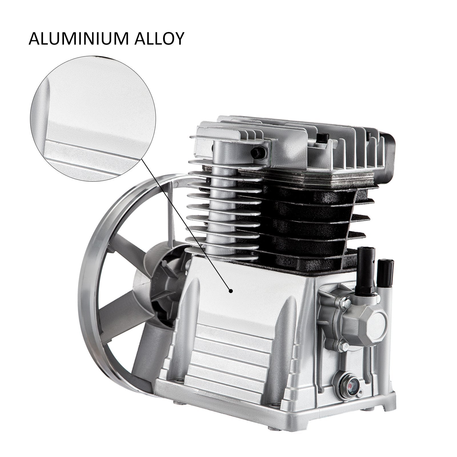 Oro kompresoriaus galvutė VEVOR Twin Cylinder, 2,2 kW