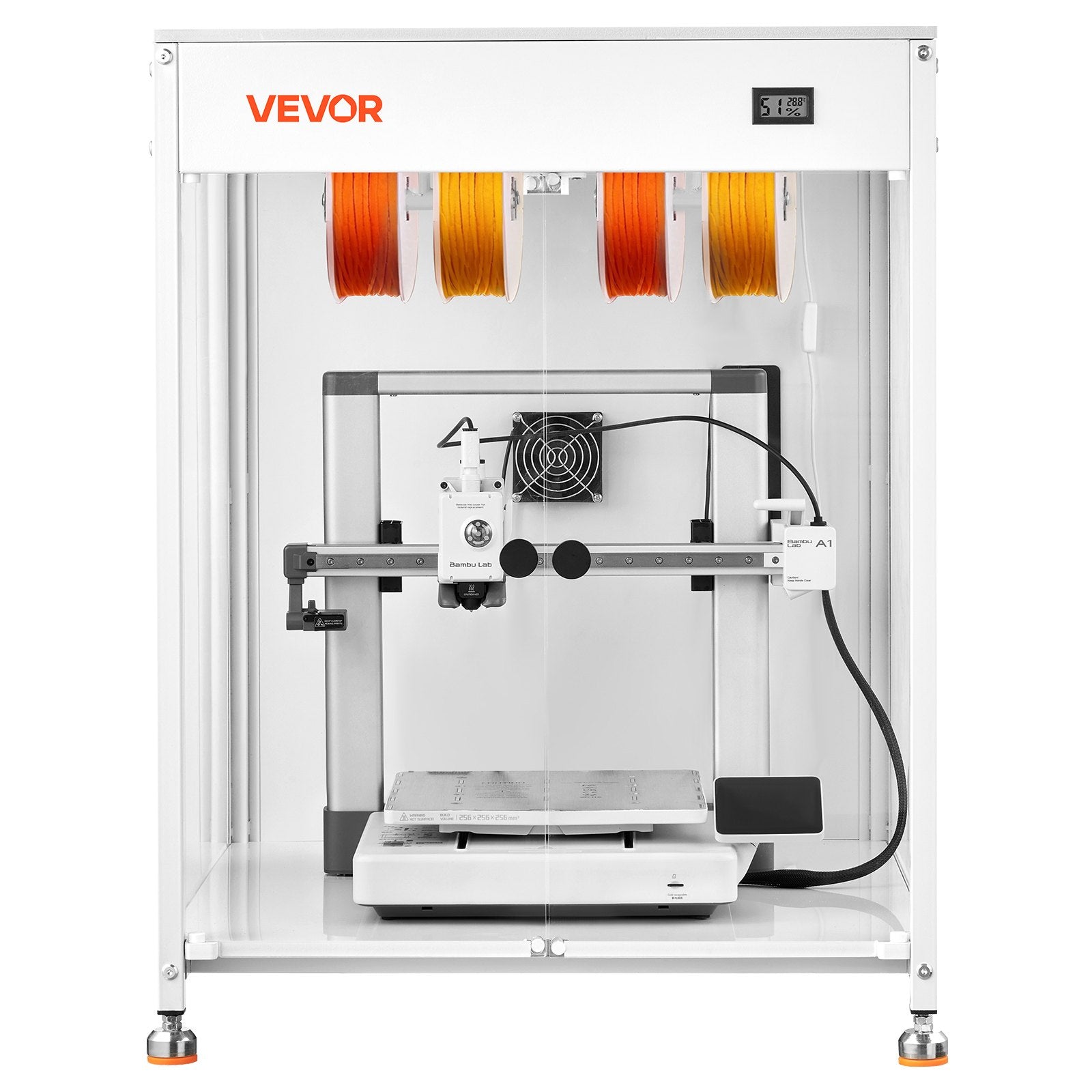 3D spausdintuvo gaubtas VEVOR S0007, 600x600x800 mm