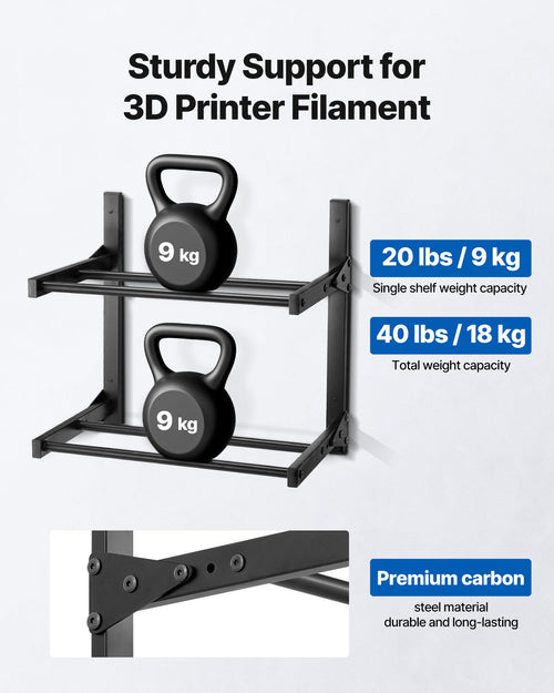 3D spausdinimo siūlų laikiklis VEVOR HS-DY1, 2 aukštų