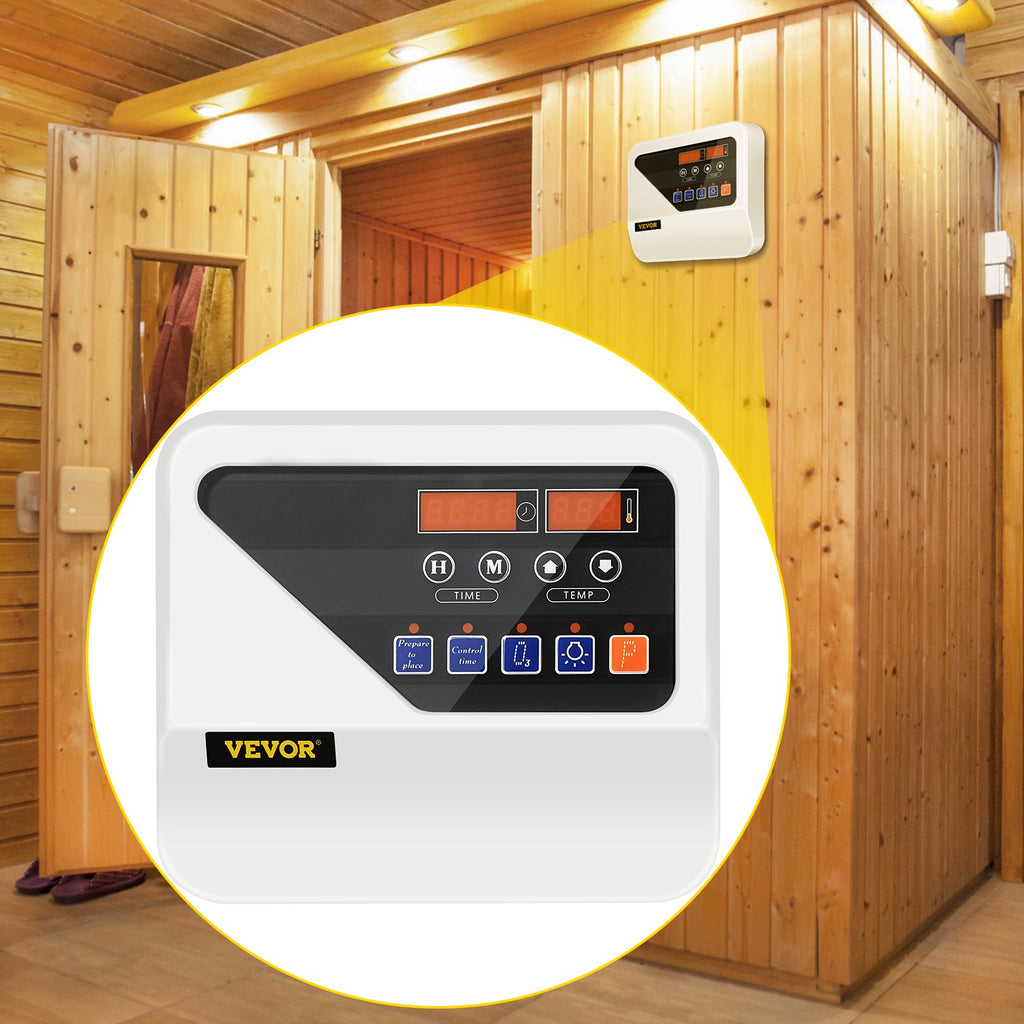 Išorinis pirties krosnelės valdymo pultas VEVOR VV-ESC-380, 3-9 kW