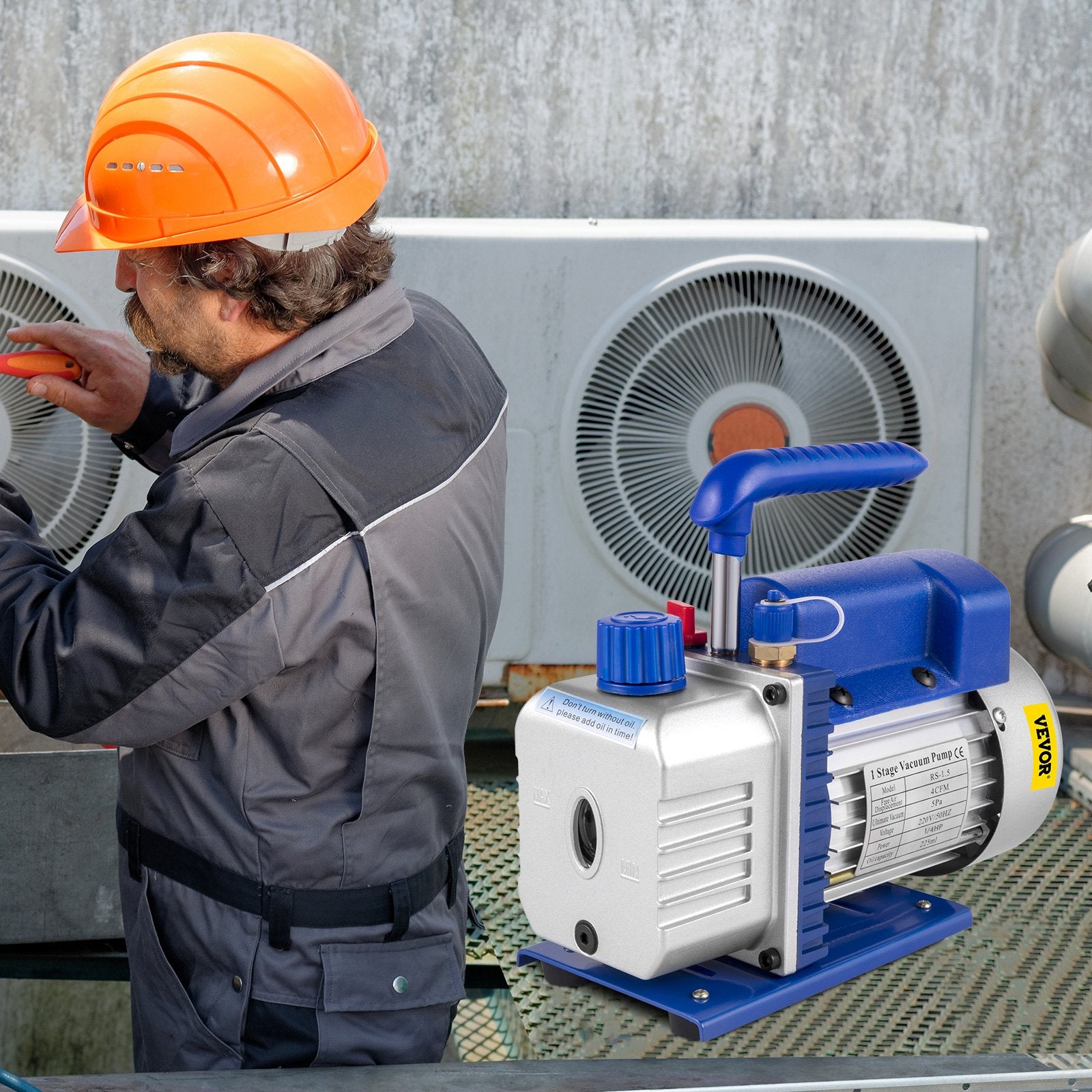 Vakuuminis siurblys VEVOR 4 CFM, 246 W
