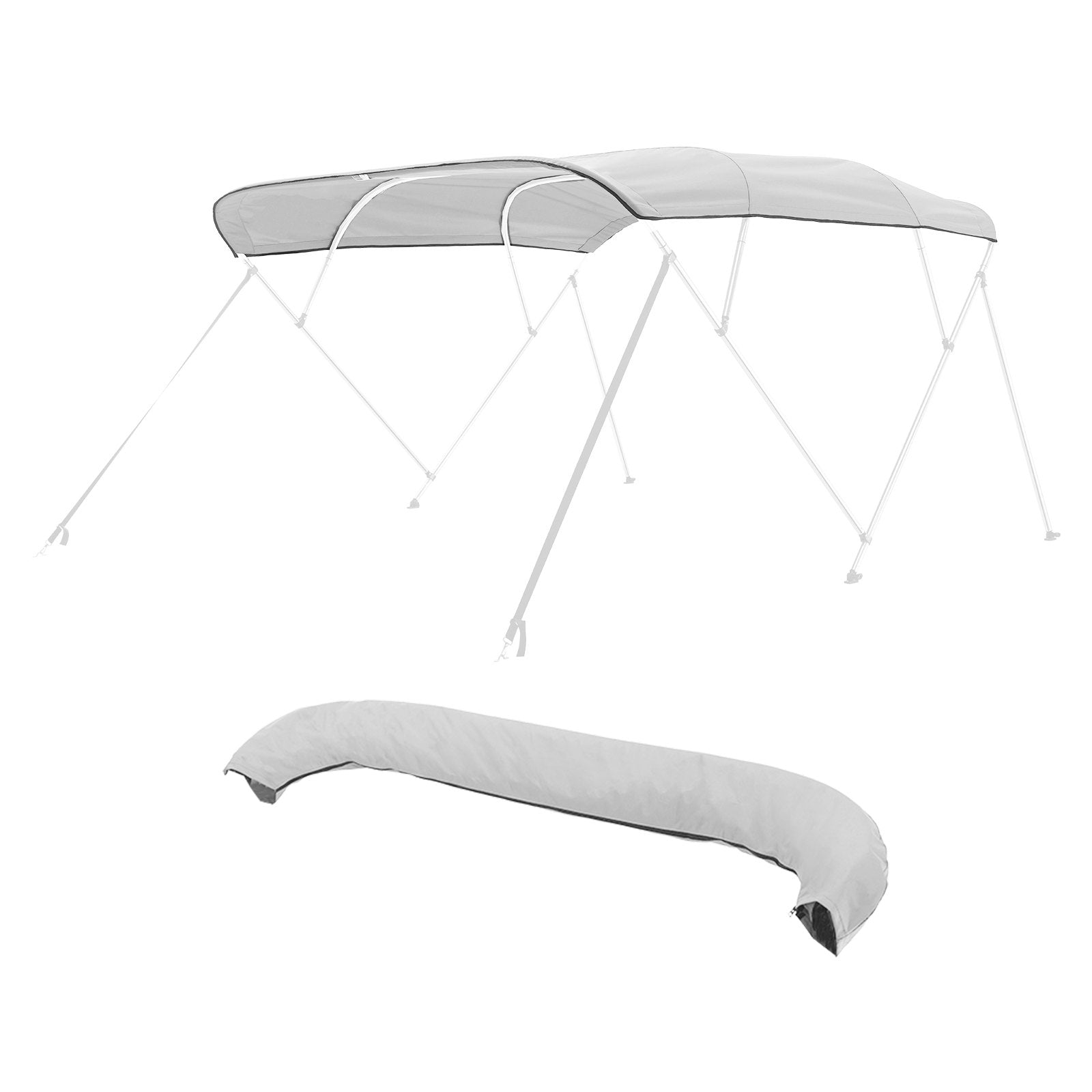 Valties stogelis (Bimini) VEVOR 4BMN9196TENT, 244 x 231-244 cm