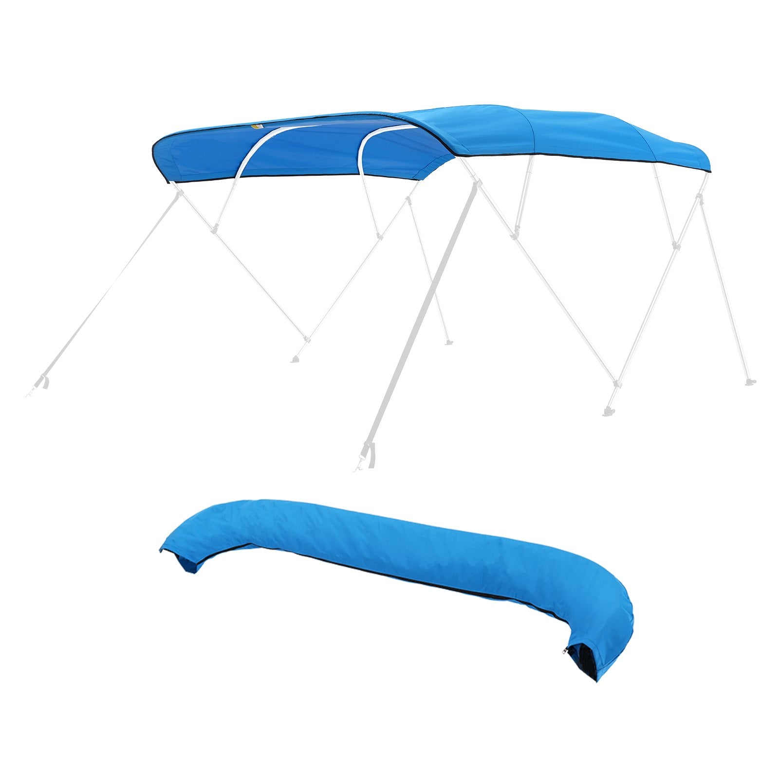 Katerio stogelis (Bimini) VEVOR 4BMN97103TENT, 244 x 246-262 cm