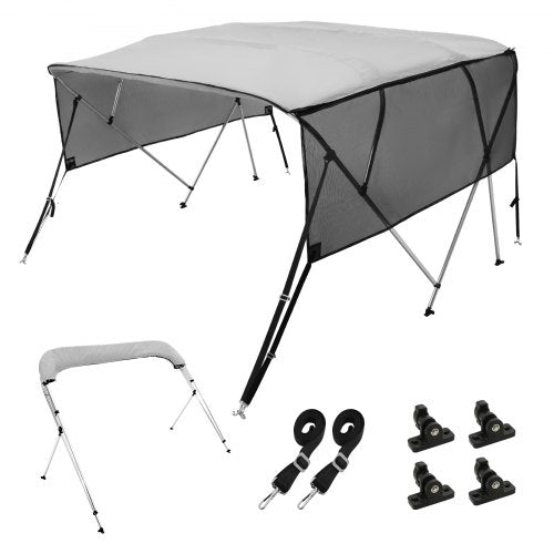 Bimini tentas valtims VEVOR 4 Bow, 200-213 cm pločio