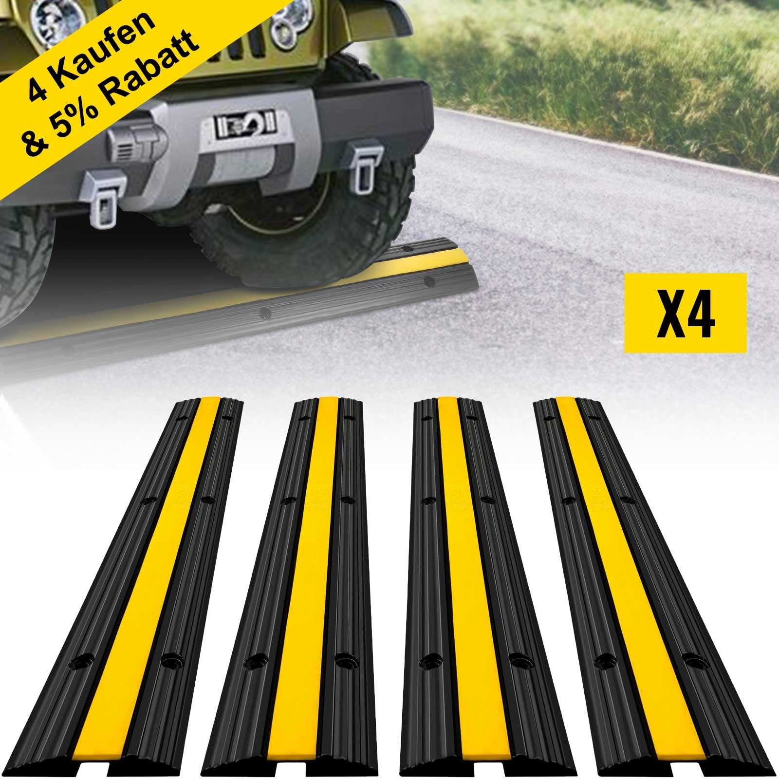 Kabelių apsaugos rampa VEVOR GXB4TZ1000X250X50, 10 t apkrova