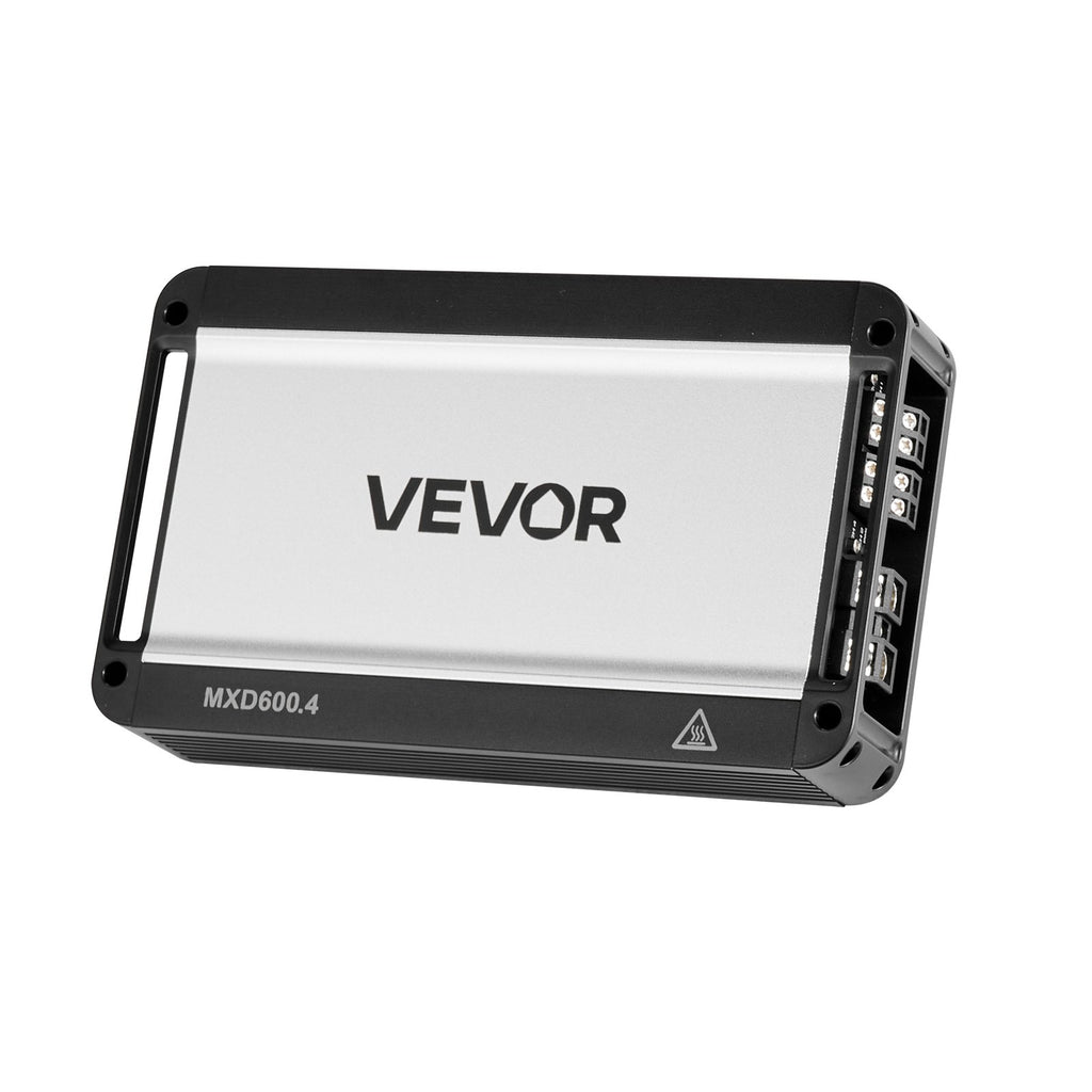 Automobilinis garso stiprintuvas VEVOR MXD600.4, 4 kanalų