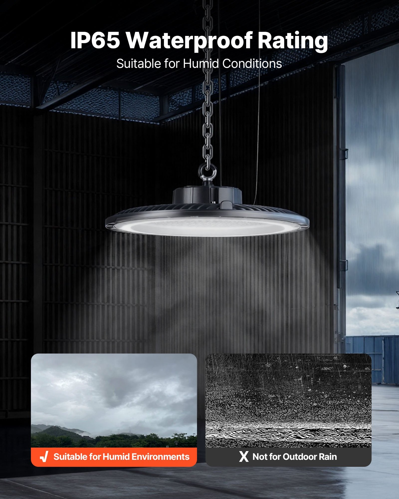 Pramoniniai LED šviestuvai VEVOR AR-LHB-200W, 200W