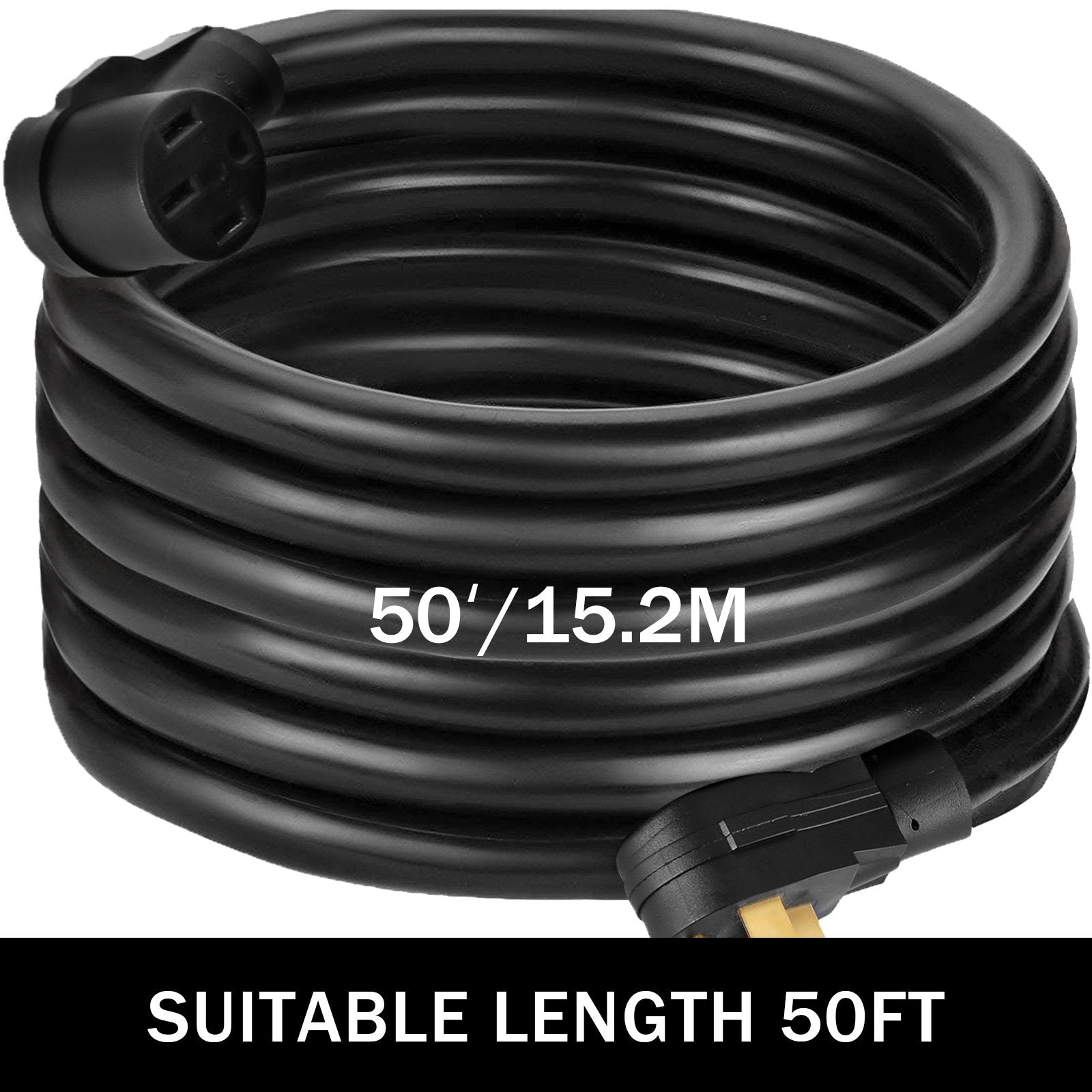 RV prailginimo laidas, 15 m, 40A, 8AWG/4C.