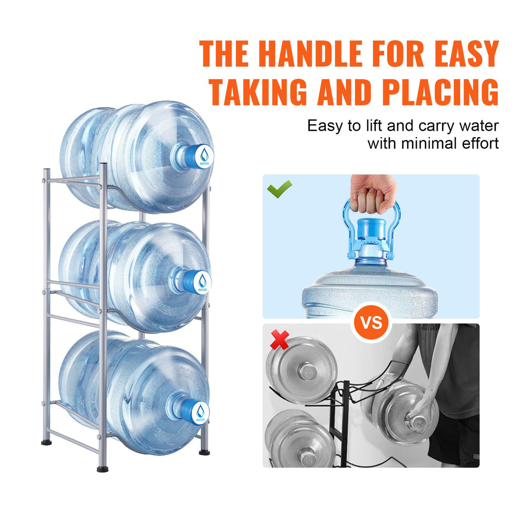Vandens butelių laikiklis VEVOR 3 Water Bottle Rack-S, 3 aukštų
