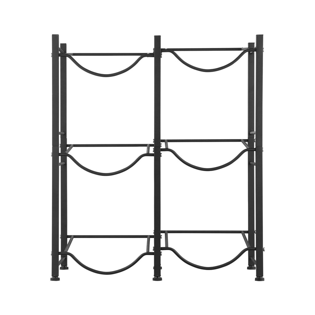 Vandens butelių stovas VEVOR 6 Water Bottle Rack-B, 3 aukštų