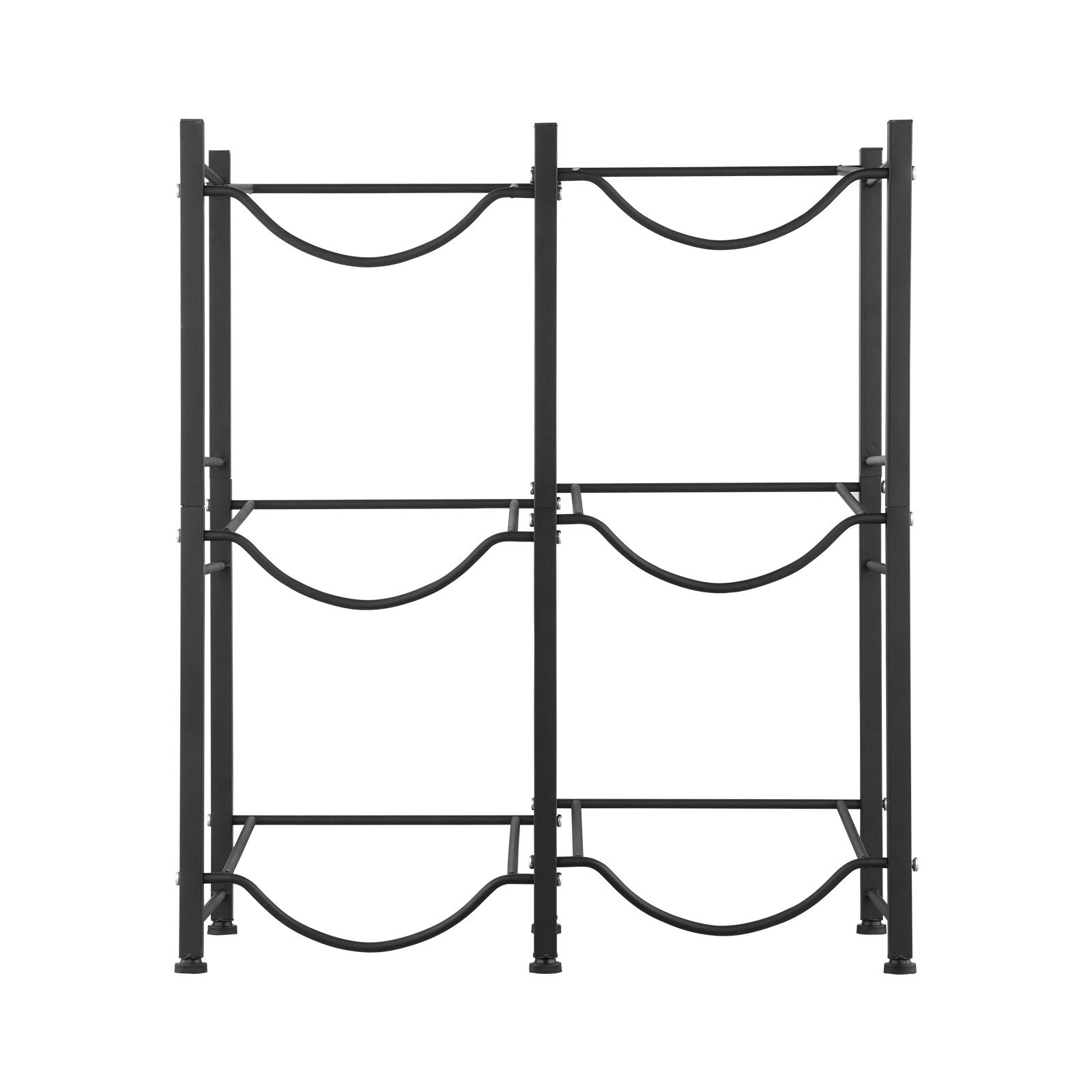 Vandens butelių stovas VEVOR 6 Water Bottle Rack-B, 3 aukštų