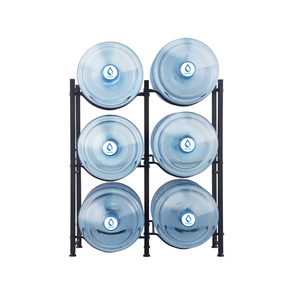Vandens butelių stovas VEVOR 6 Water Bottle Rack-B, 3 aukštų