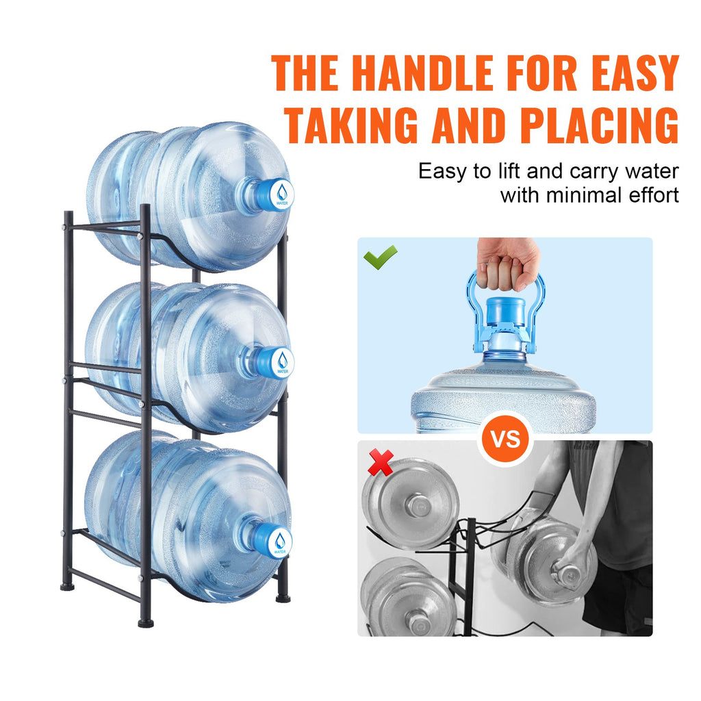 Vandens butelių stovas VEVOR 3 Water Bottle Rack-B, 3 aukštų