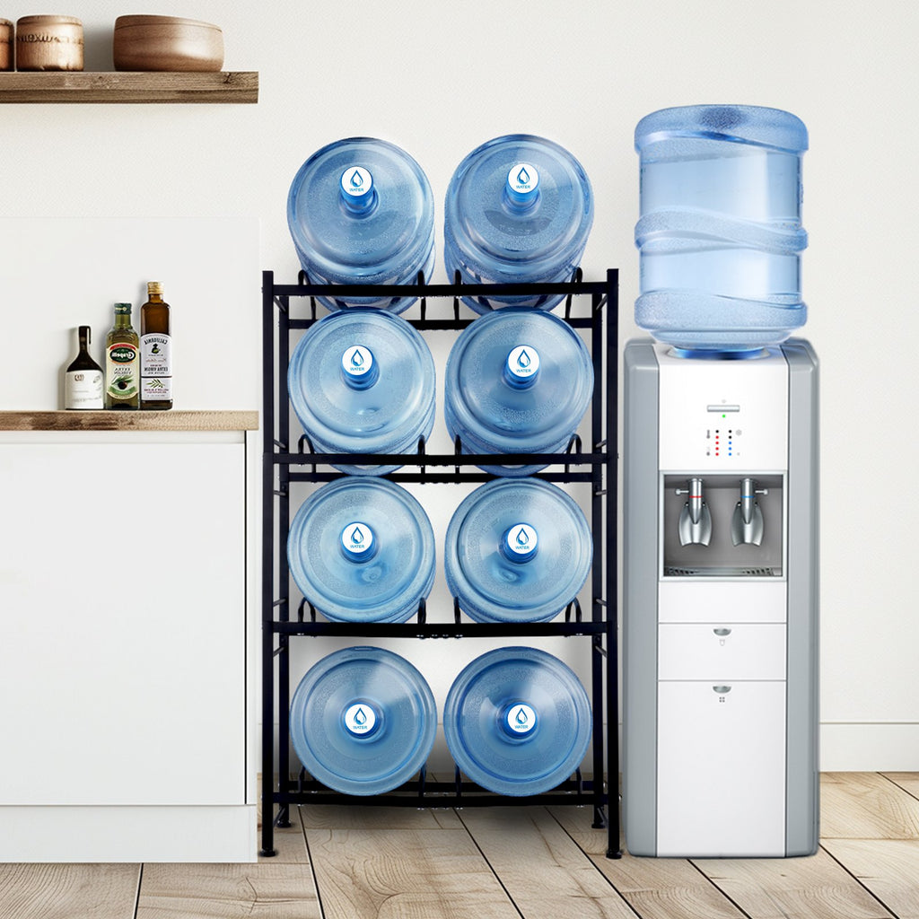 Vandens butelių stovas VEVOR 8 Water Bottle Rack-B, 4 aukštų