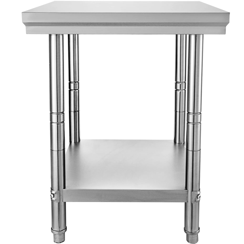 Nerūdijančio plieno paruošimo stalas VEVOR GZT76*60*80, 317 kg apkrova