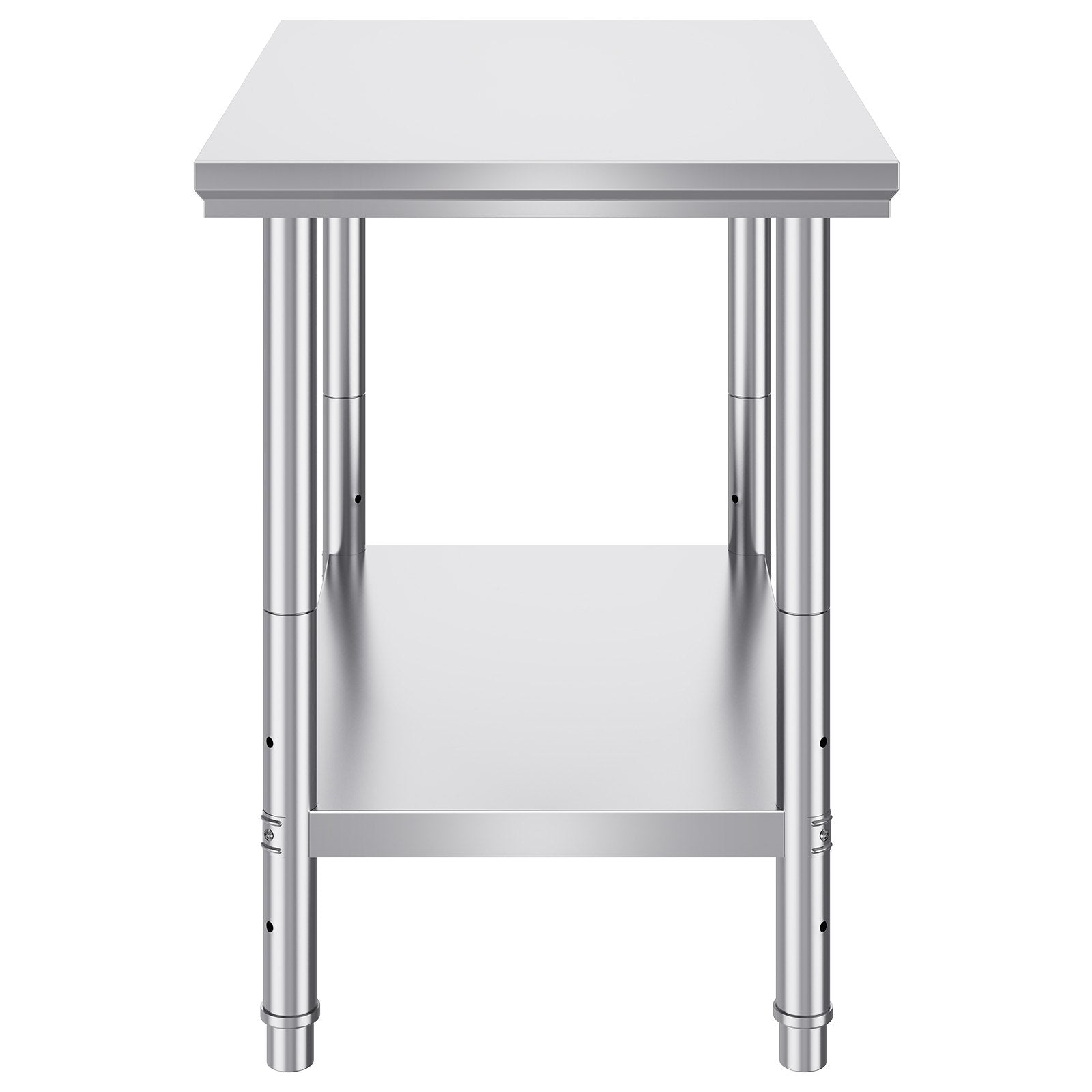 Nerūdijančio plieno paruošimo stalas VEVOR GZT90X60J, 900x600x800 mm