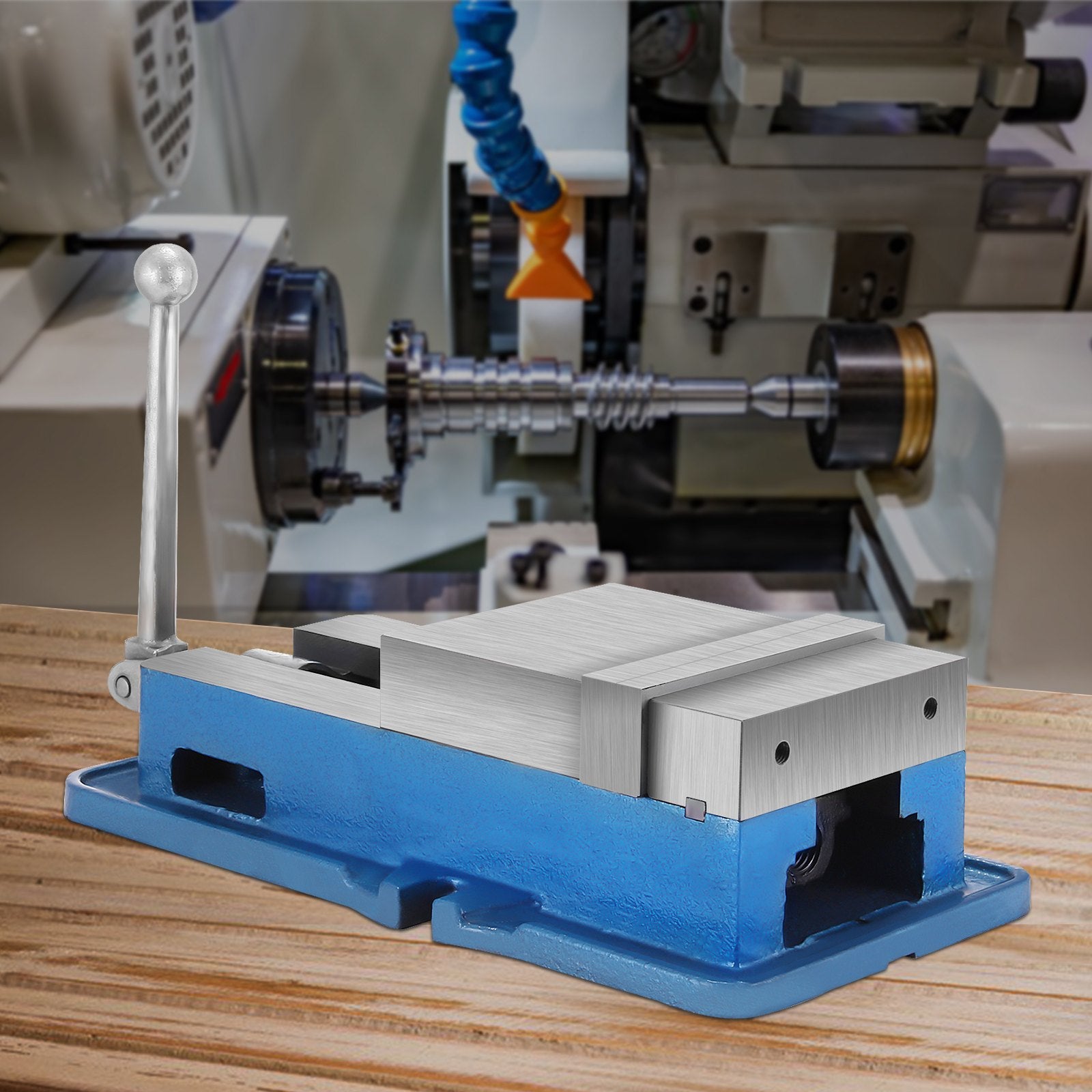 Precizinis staklių spaustuvas VEVOR 150 mm, 15,2 cm žiaunų plotis