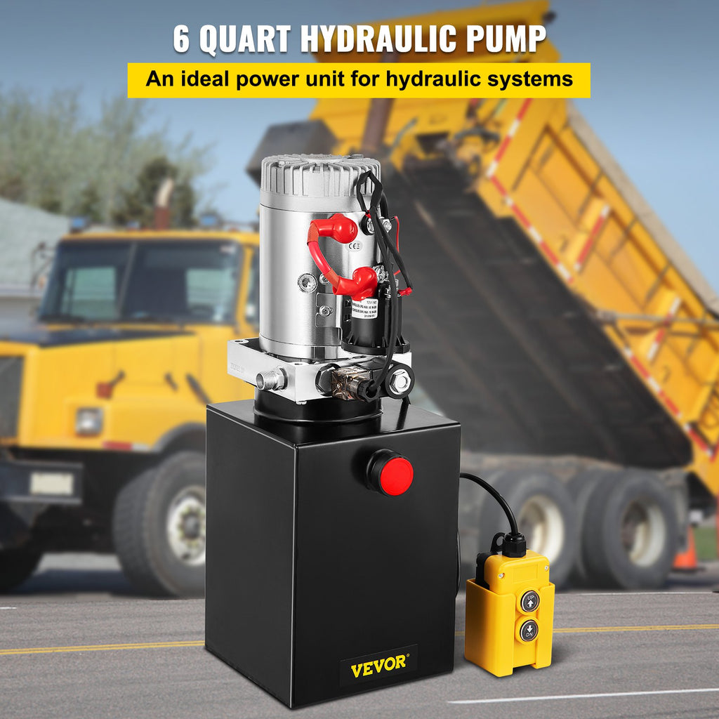 Hidraulinis siurblys VEVOR 6L, 12V DC, 3200 PSI