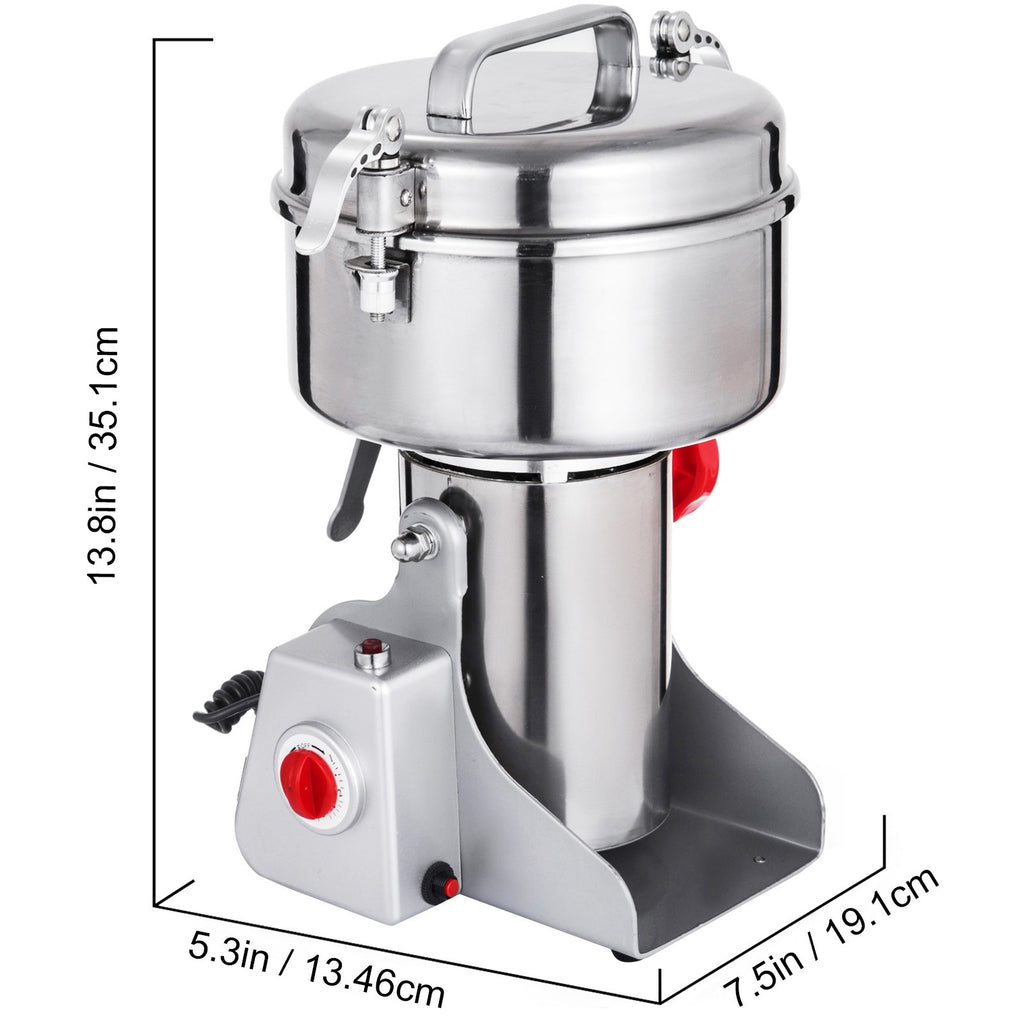 Elektrinis grūdų malūnas VEVOR 750g, 1800W