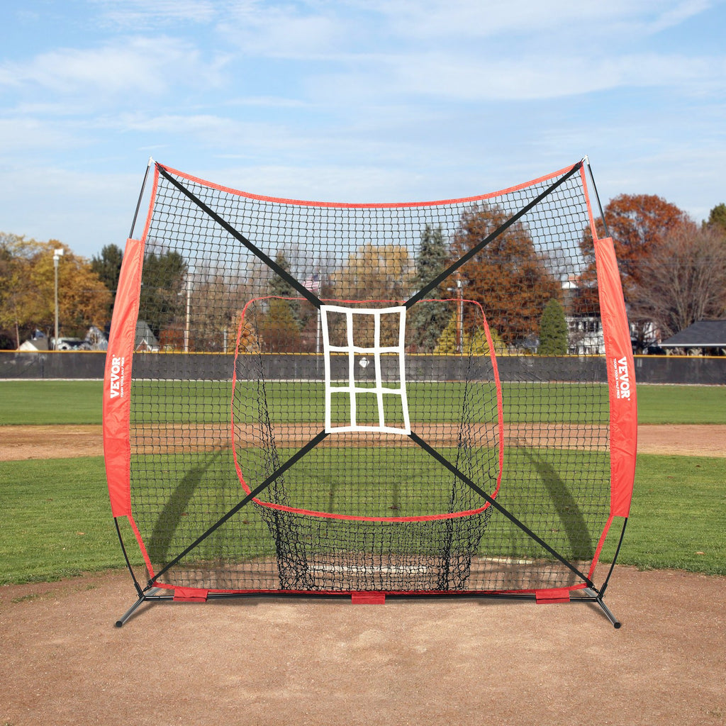 Beisbolo ir softbolo treniruočių tinklas VEVOR YC-SS-BN005, 213x213 cm