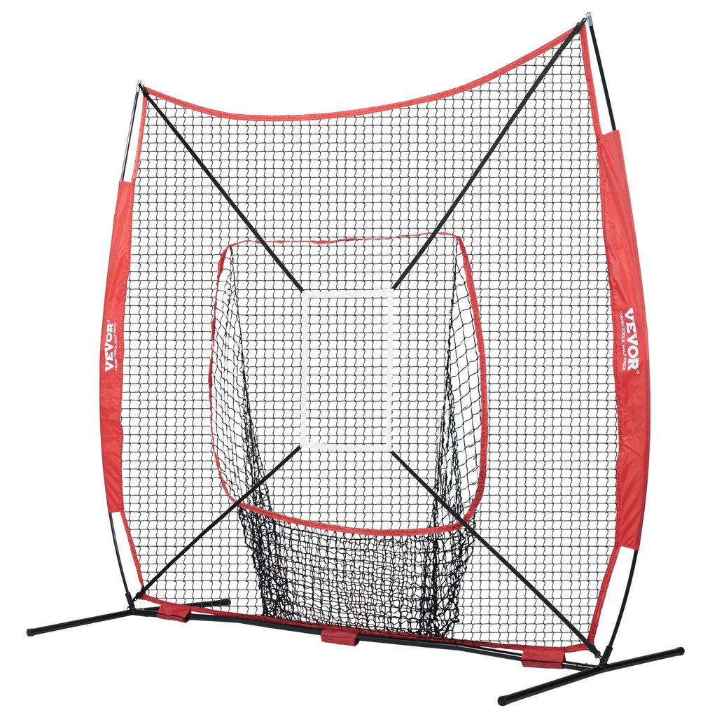Beisbolo ir softbolo treniruočių tinklas VEVOR YC-SS-BN005, 213x213 cm