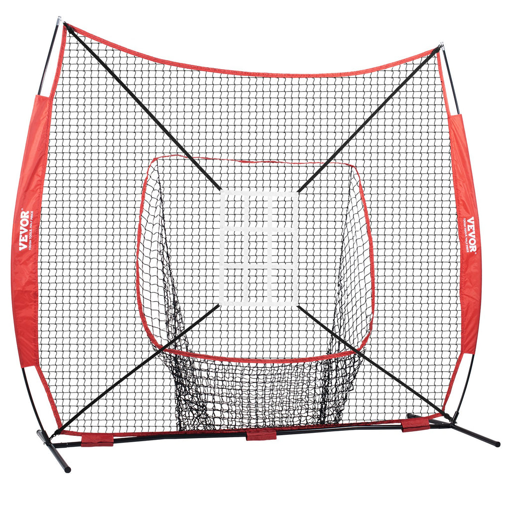 Beisbolo ir softbolo treniruočių tinklas VEVOR YC-SS-BN005, 213x213 cm