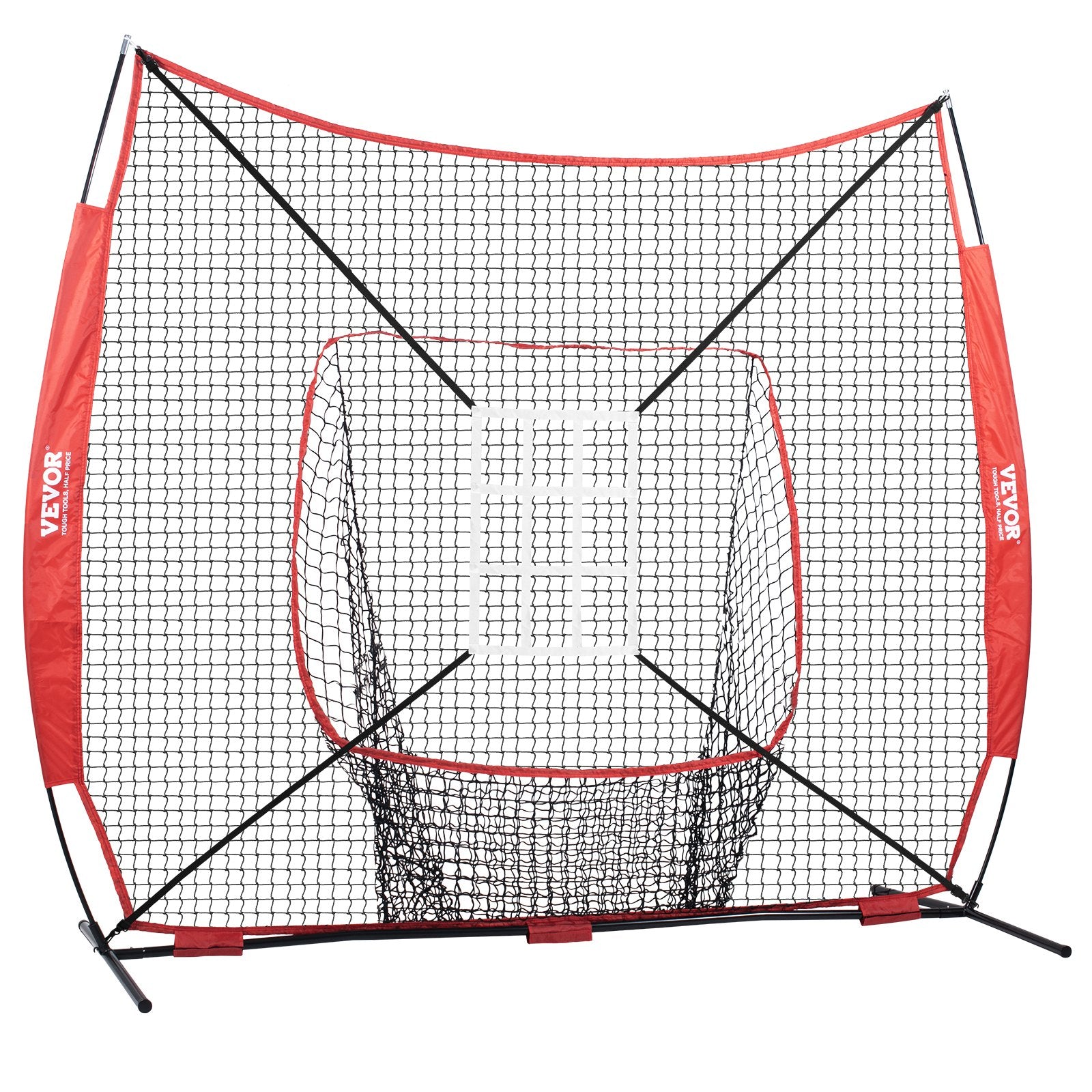Beisbolo ir softbolo treniruočių tinklas VEVOR YC-SS-BN005, 213x213 cm