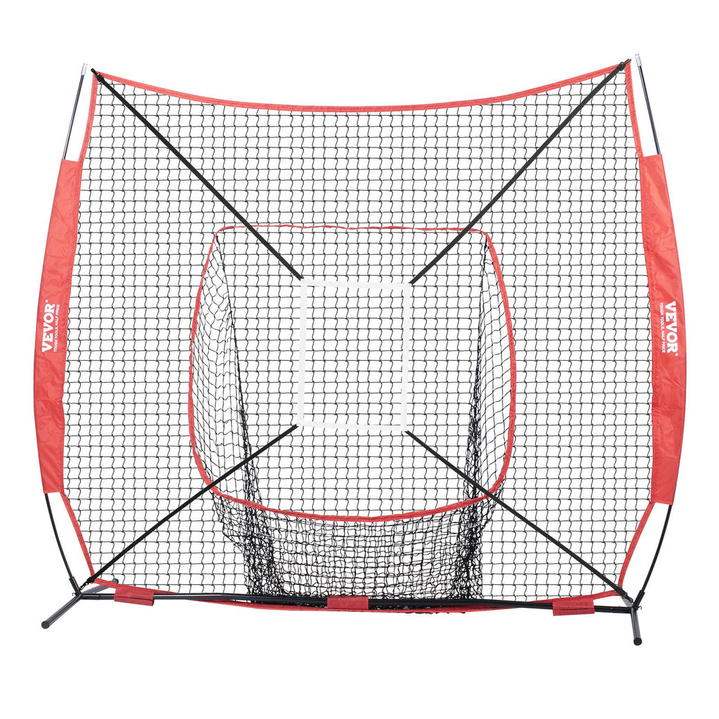 Beisbolo ir minkštasvydžio treniruočių tinklas VEVOR YC-SS-BN004, 213x213 cm