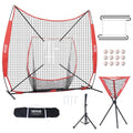 Beisbolo ir minkštasvydžio treniruočių tinklas VEVOR YC-SS-BN006, 213x213 cm