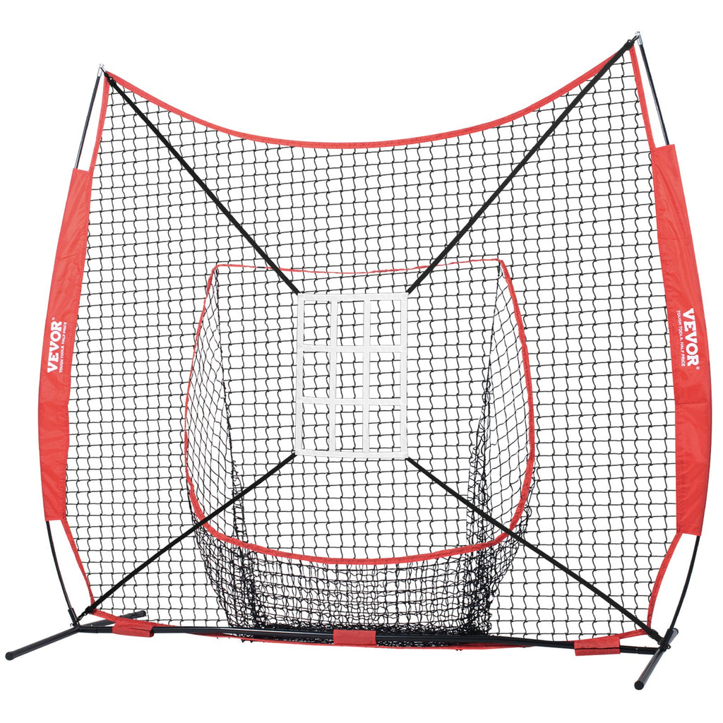 Beisbolo ir minkštasvydžio treniruočių tinklas VEVOR YC-SS-BN006, 213x213 cm