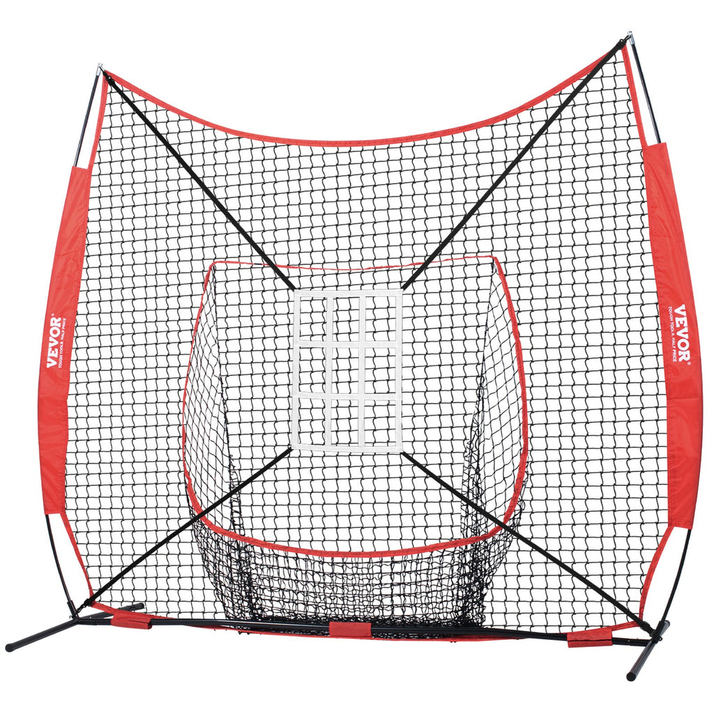 Beisbolo ir minkštasvydžio treniruočių tinklas VEVOR YC-SS-BN006, 213x213 cm