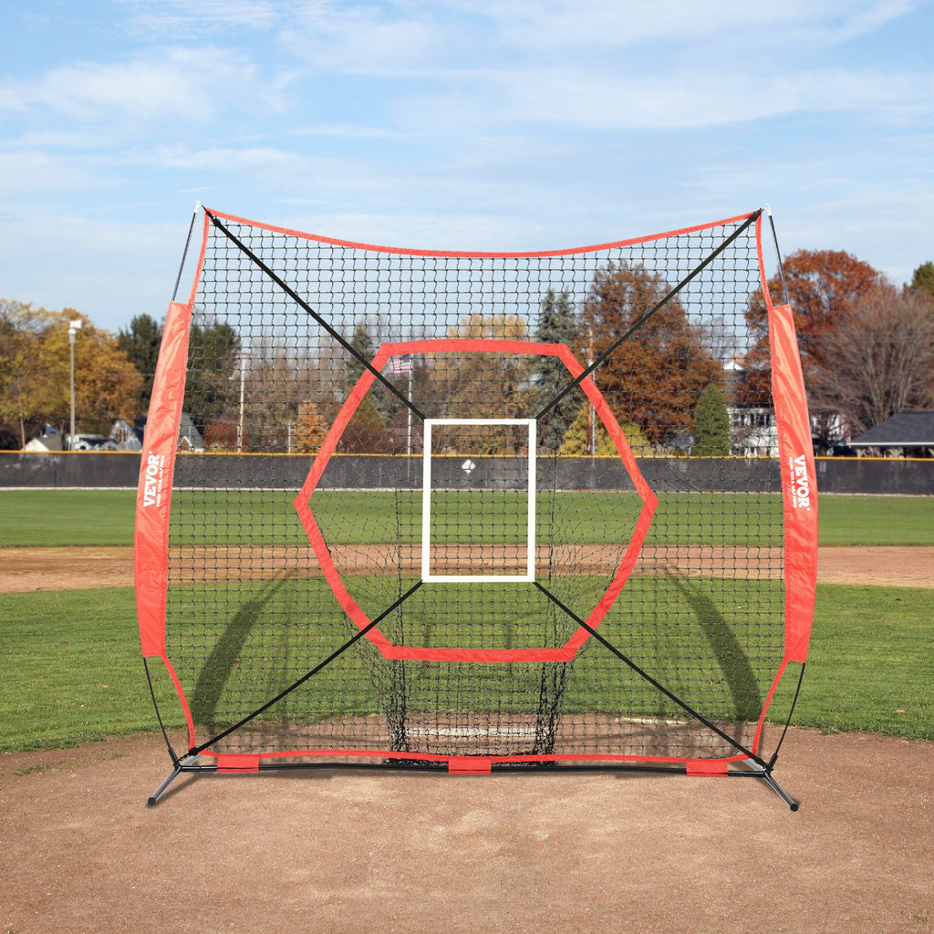 Beisbolo ir softbolo treniruočių tinklas VEVOR YC-SS-BN003, 213x213 cm
