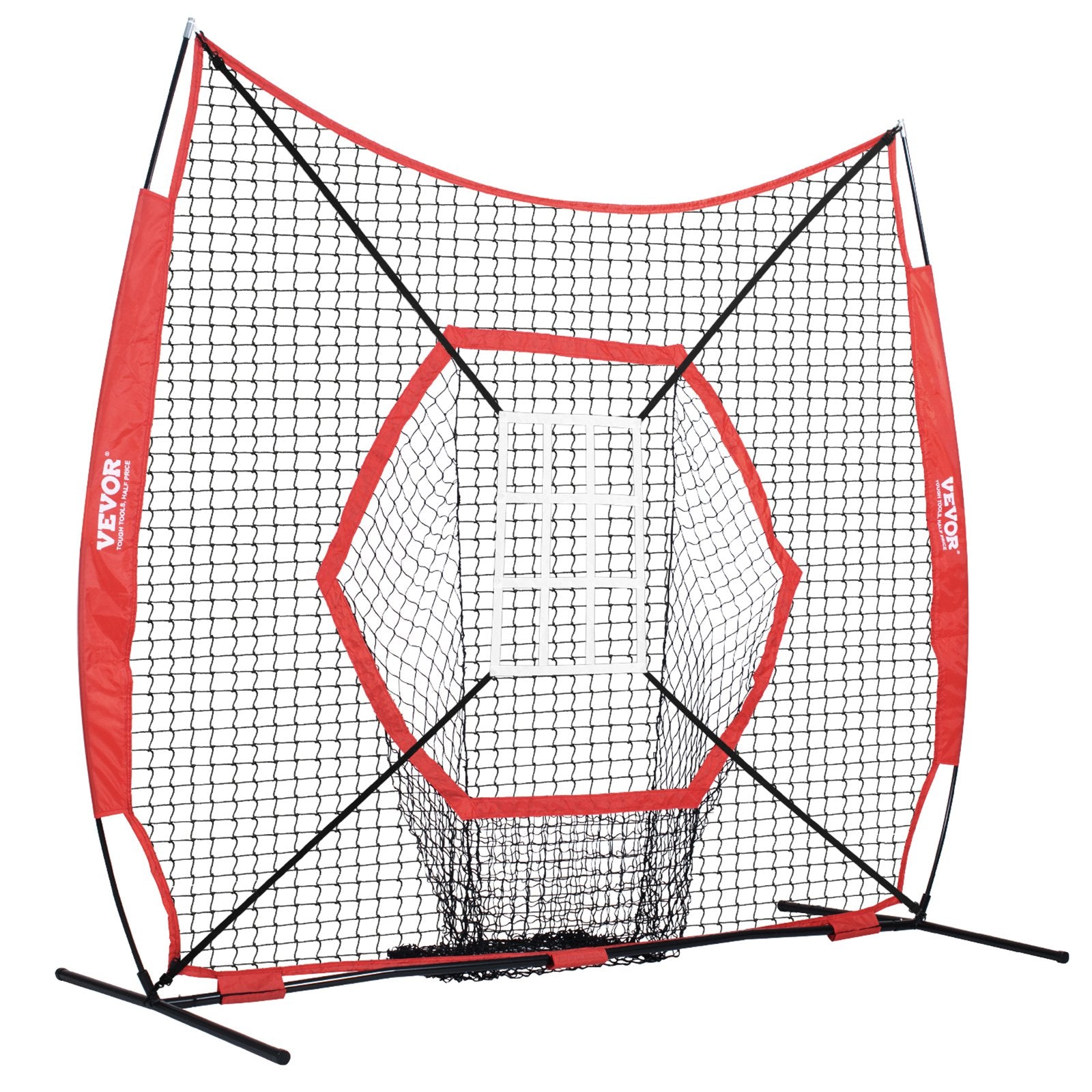 Beisbolo ir softbolo treniruočių tinklas VEVOR YC-SS-BN003, 213x213 cm