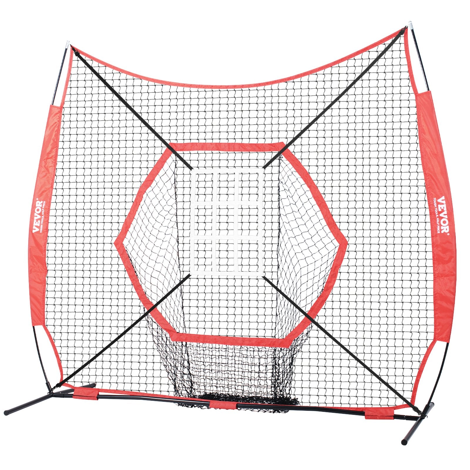 Beisbolo ir softbolo treniruočių tinklas VEVOR YC-SS-BN003, 213x213 cm