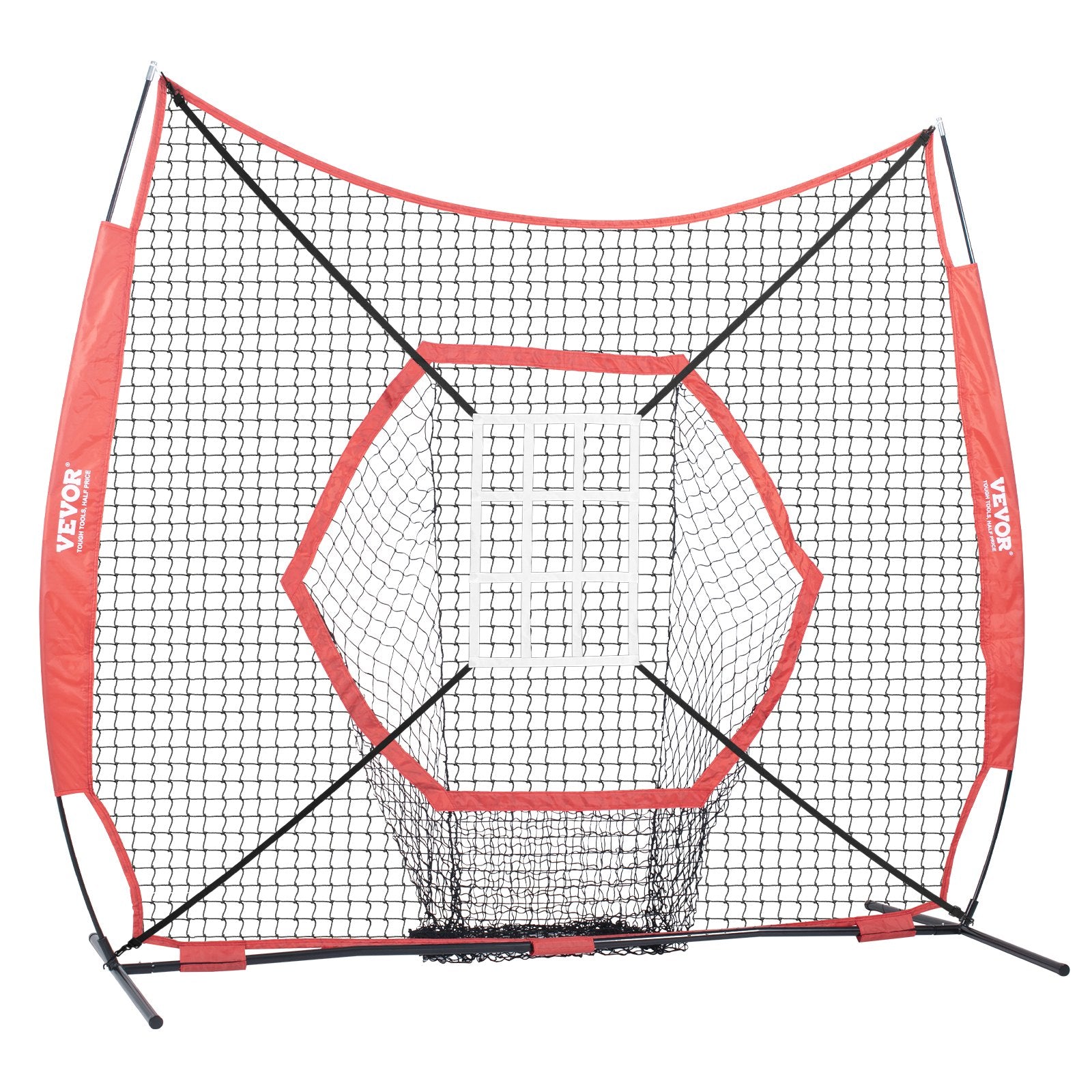 Beisbolo ir softbolo treniruočių tinklas VEVOR YC-SS-BN003, 213x213 cm